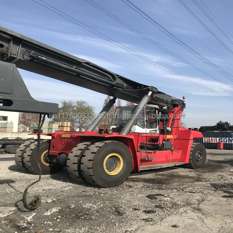 Оригинальный Швеция сделал б/у Kalmar 45 тонн Ричстакер DRF450 контейнер подъемный штабелер для продажи