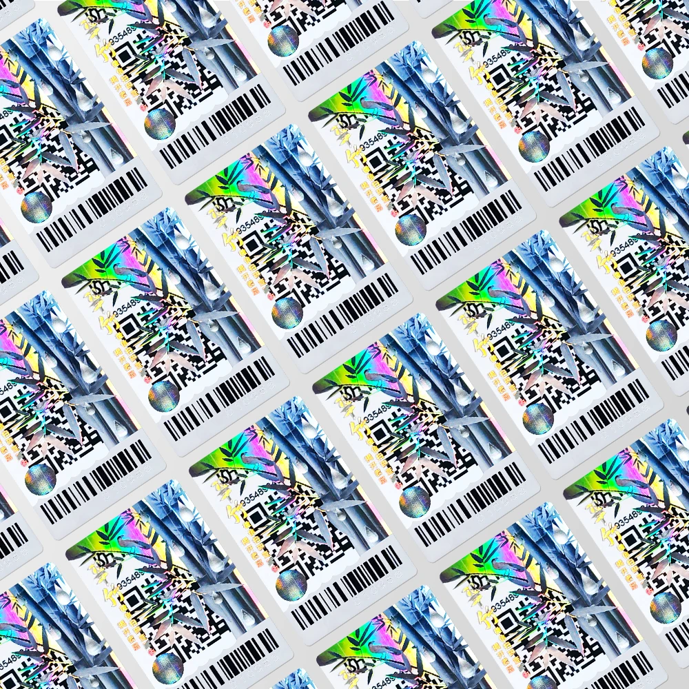Hot sale 3D hologram warranty security numbered holographic label sticker