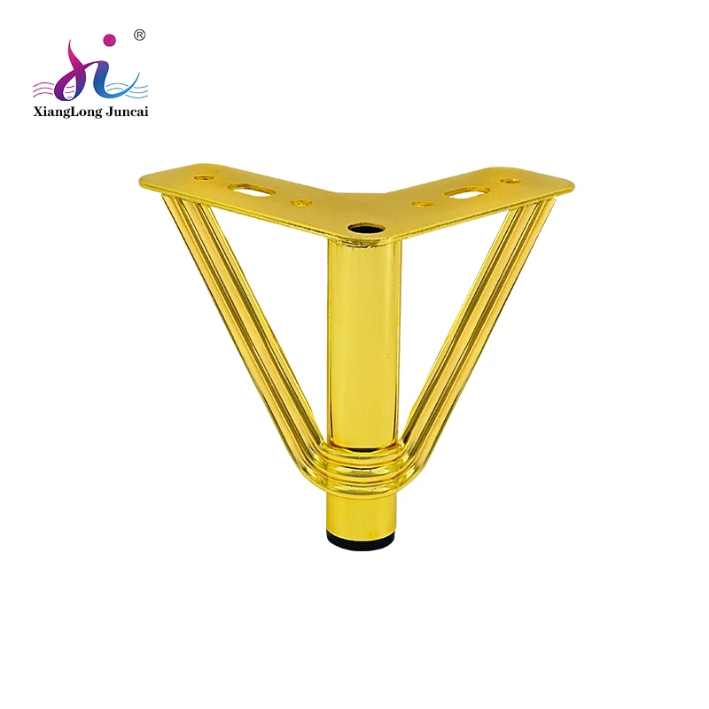 2023 New style L-shaped metal leg for luxury furniture sofa Storage cabinet TV standing leg foot hardware feet accessory