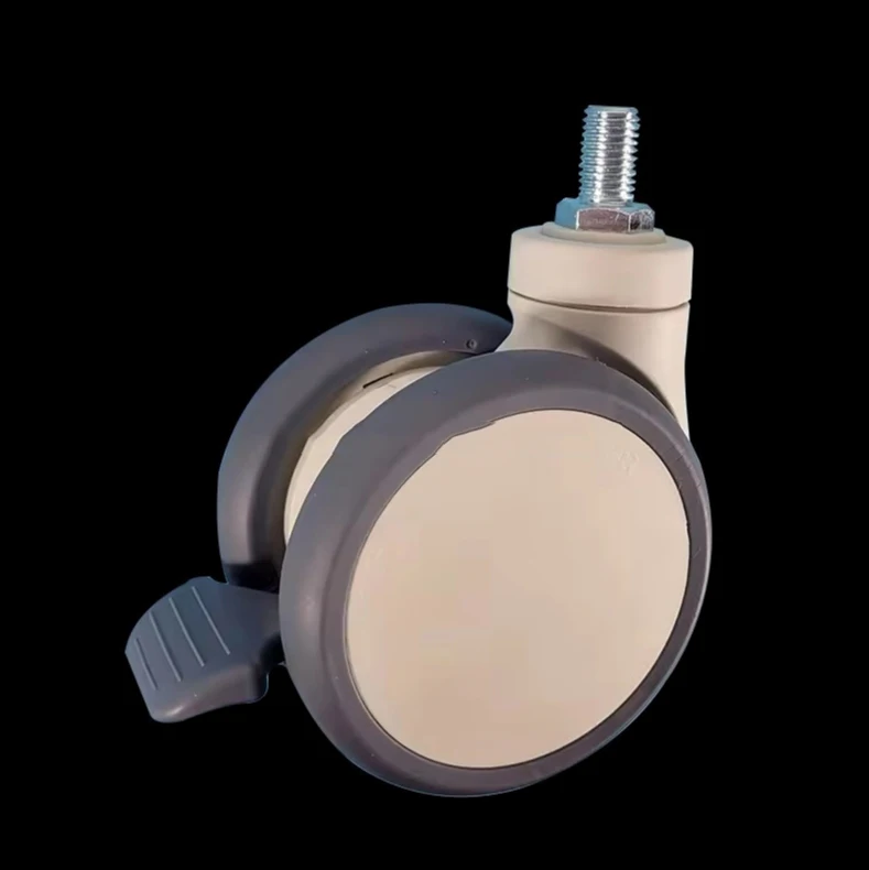 Medical 125mm double-sided bearing wheel high quality operating table caster Hospital bed double-sided caster operating bed