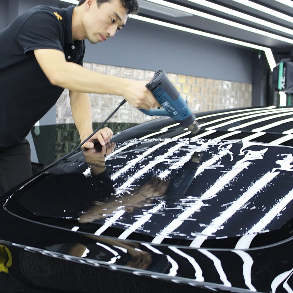 High Gloss Anti Rubbing 190 Micron Car Paint Protection Film Clear PPF Anti Scratch TPU PPF Film