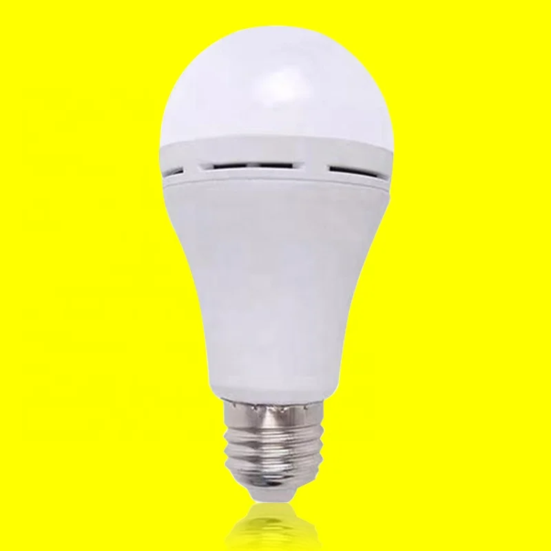 Outdoor Portable Led Bulb Plastic E27  Rechargeable Emergency Light Bulbs For School 7w 9w 12w 15w Indoor Aluminum Ac 90 Ip20