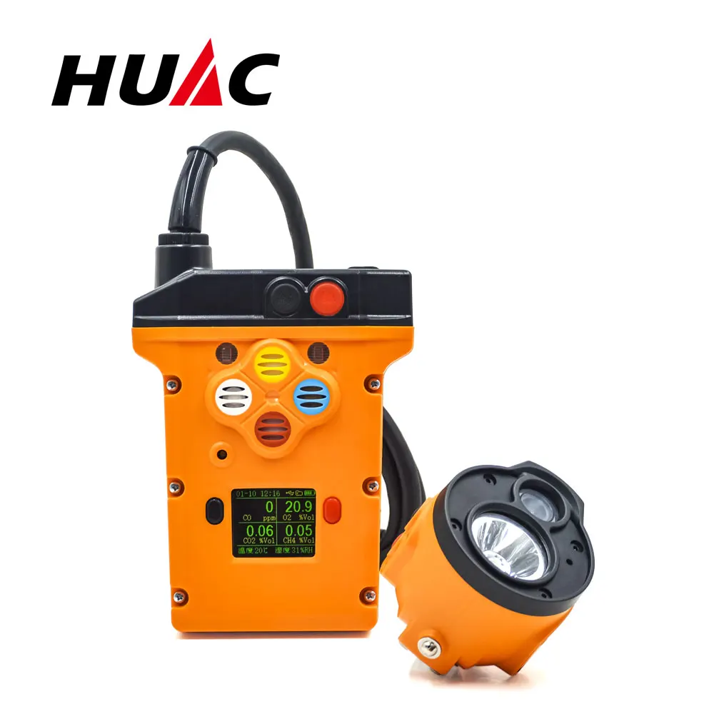 METHANE OXYGEN CARBON MONOXIDE CARBON DIOXIDE GAS DETECTION MONITORING LED MINE HEADLAMP MINER CAP LAMP UNDERGROUND CAMERA