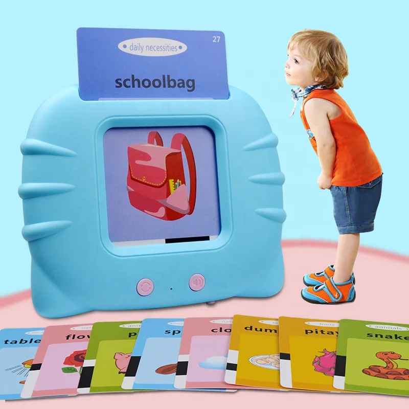 2022 Hot Sale Sight Words flash Cards Machine Educational Learning Toys for Kids