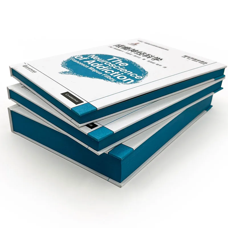 High Quality Spray Edge Books Hardcover Book Customize Full Colour Offset Printing Film Lamination Hard Cover Paper & Paperboard