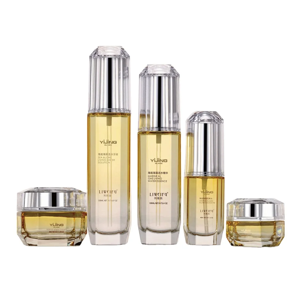 hand cream pump bottle and jar