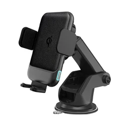 New Products 15w Qi Certificate Automatic Car Universal Phone Mount Auto Fast Wireless Car Charger Holder