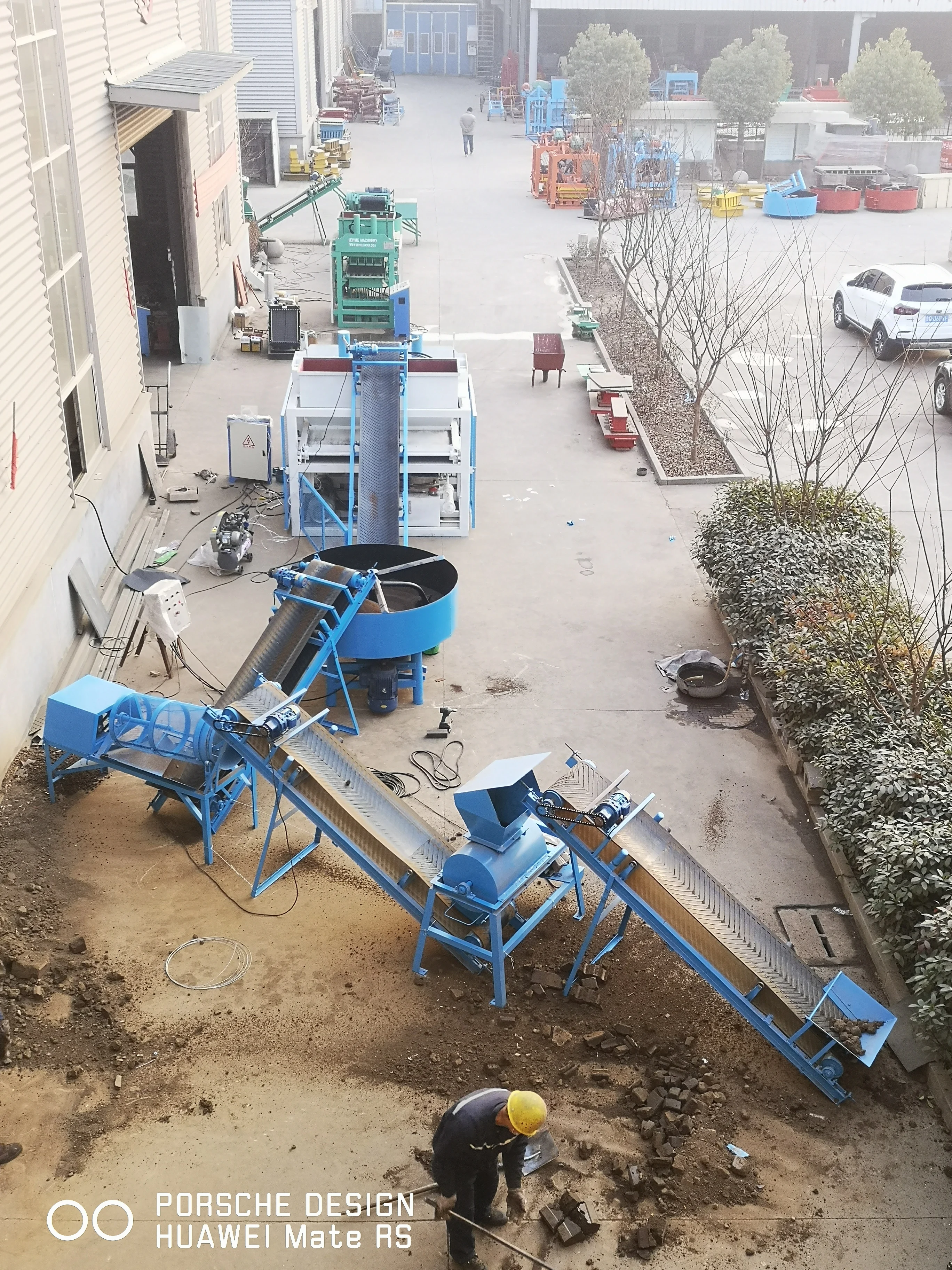 HBY10-10 Interlocking clay pressed brick industrial commercial machine manual compressed earth block making machine