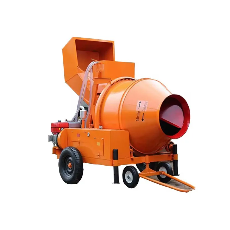 CE&ISO approved concrete mixer hopper feeding concrete mixer tractor cement mixer for sale