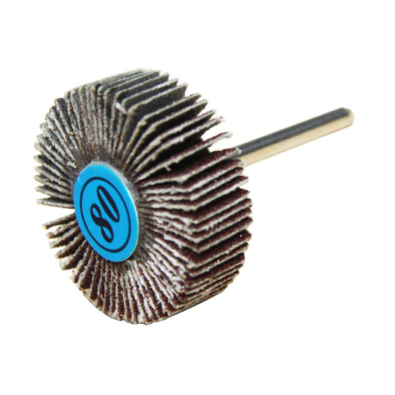 TASP 9pcs Abrasive Flap Wheel Sanding Disc 31.5x10x3.17mm Mini Drill Rotary Tool Accessories