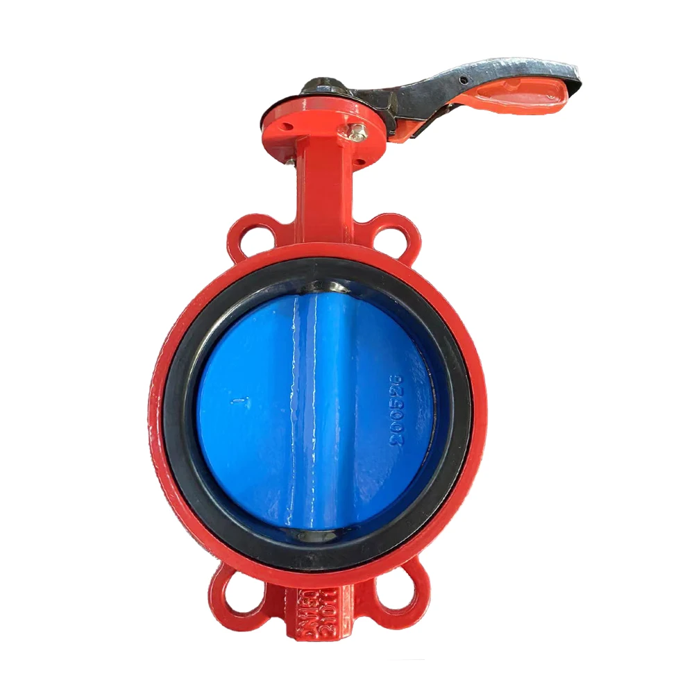 Pneumatic Actuator Wafer Type Butterfly Valve PN16 with Positioner