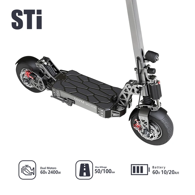 
Mercane Mx60 60V 2400w fat tire e scooter 2000w off road e scooter electric scooter 