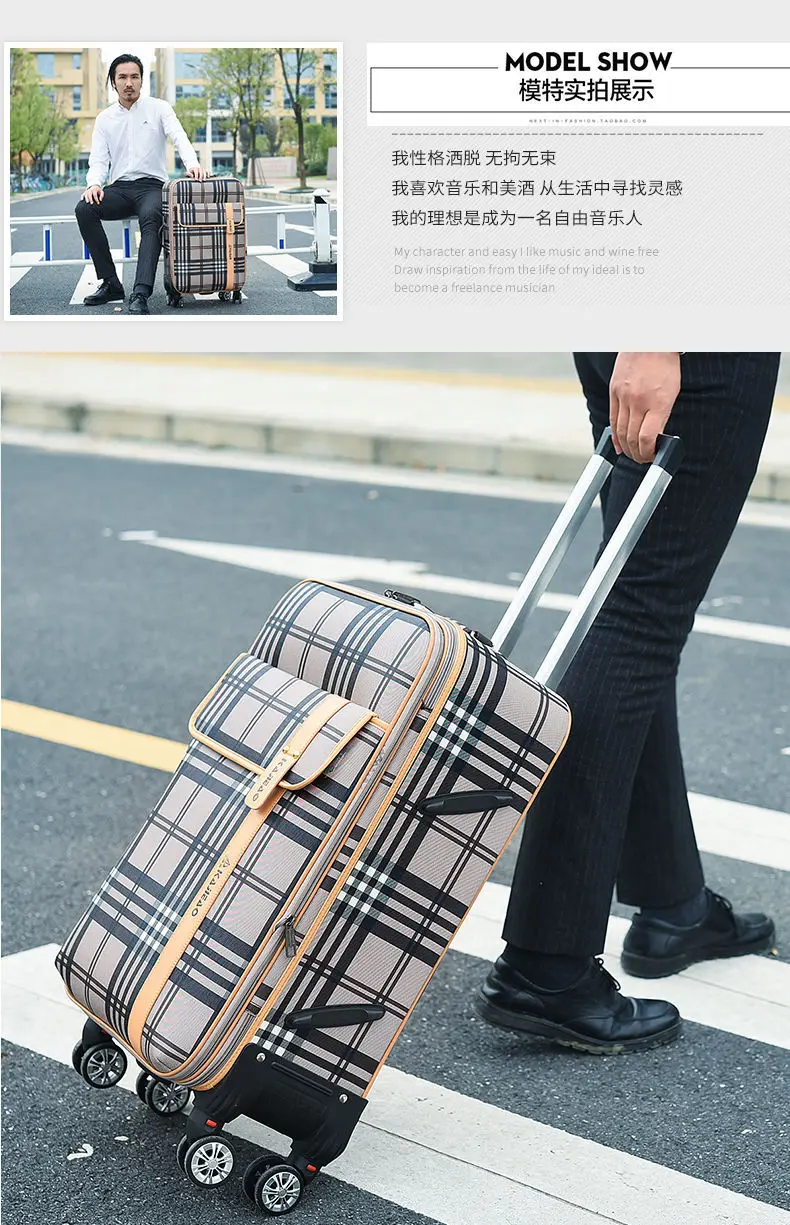 Hard shell PU luggage travel set luxury travel equipments  essentials travel bags business bags & case Business leather  Luggage