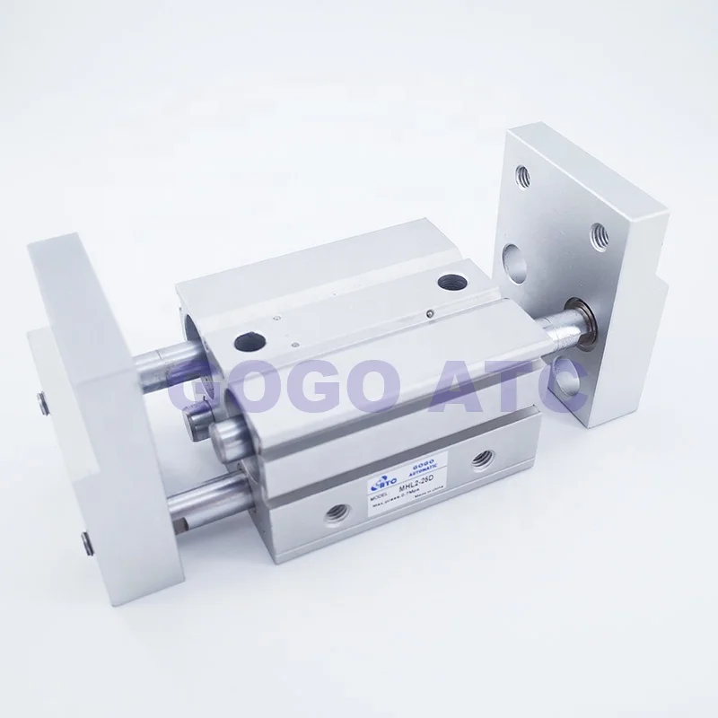 GOGO High quality double acting pneumatic gripper wide type MHL2-32D SMC type Parallel style air gripper