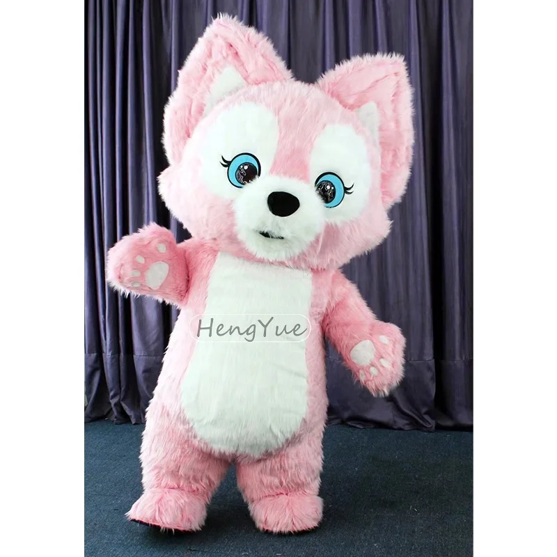 Giant Inflatable Mascot Costumes Business Restaurant Customized Pink Teddy Bear Mascot costume for Adult Wedding Decoration