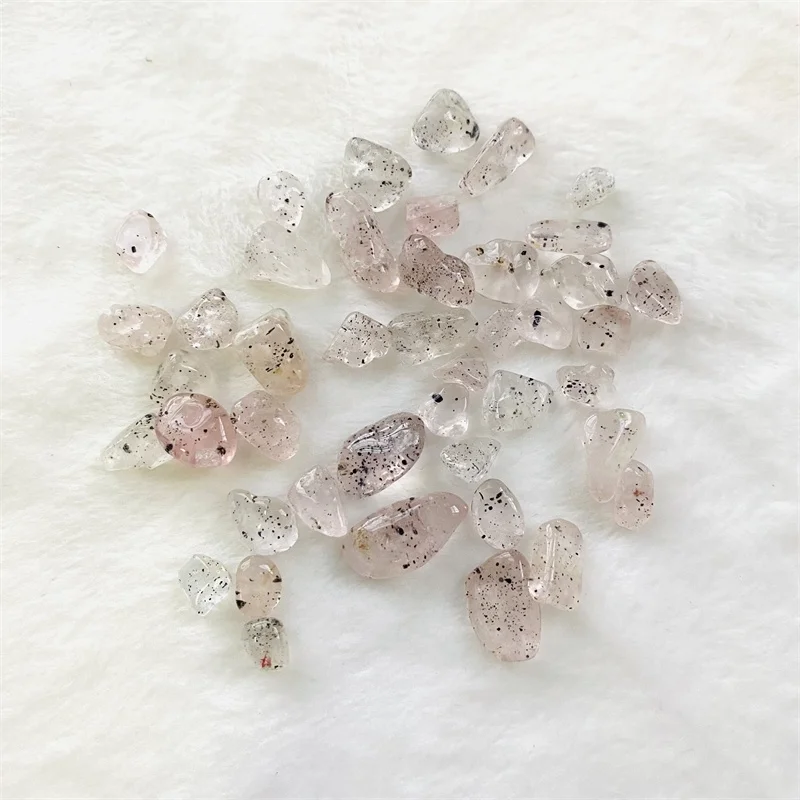 Hot Sale Natural Dragon Fruit Tumbled Stone Pitaya Crystals Gravel for Healing Decoration