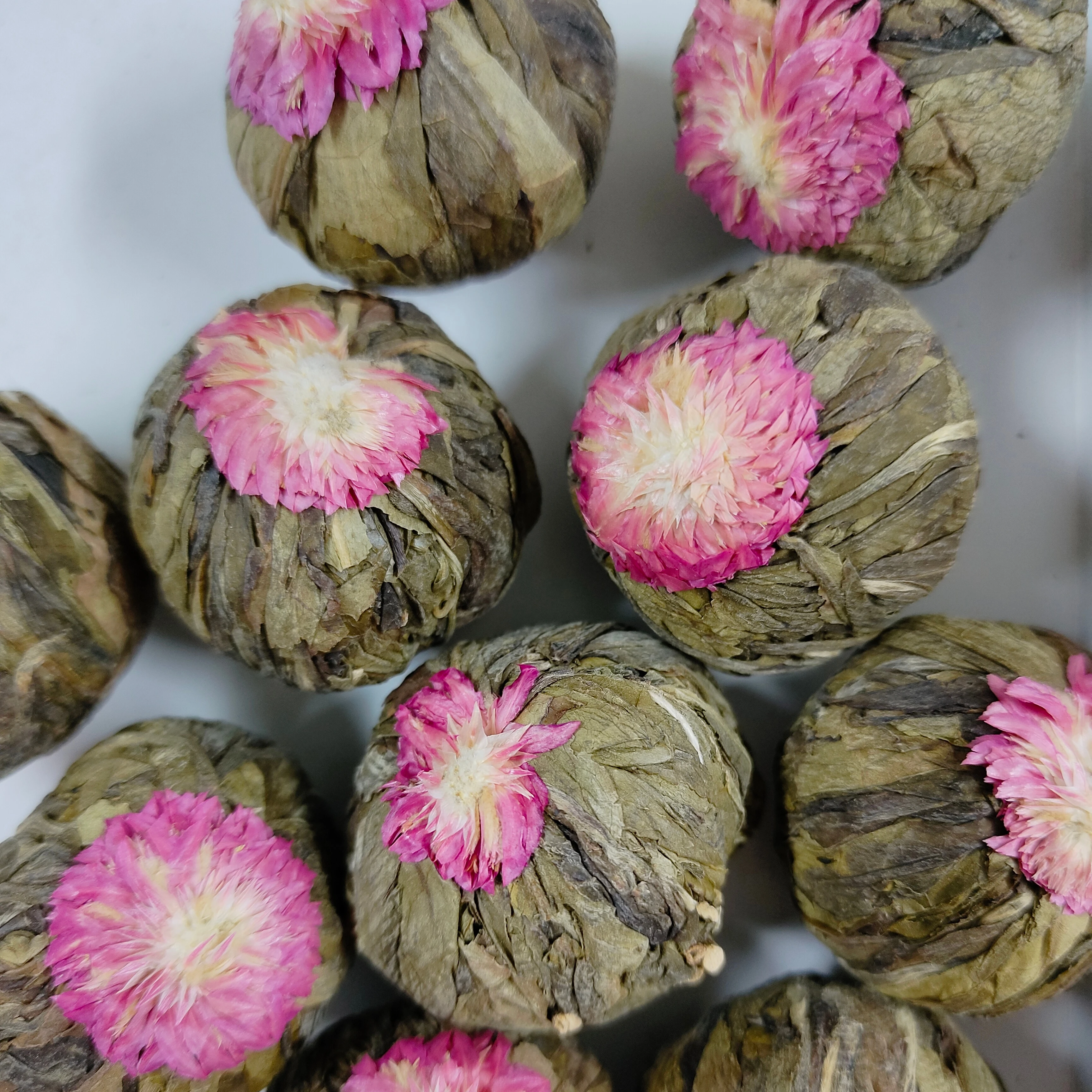 Wholesale Tea Manufacturers Handmade Healthy Chinese Artisan Jasmine Flavor Green Tea Balls Blossom Flowering Blooming Tea
