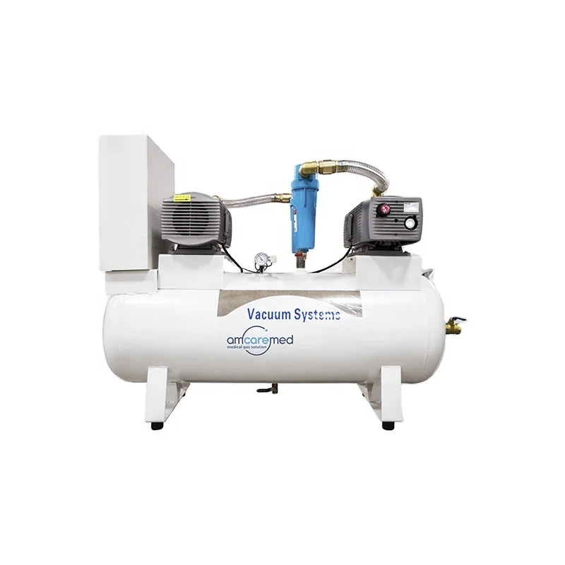 Hospital Duplex Vacuum System Medical Rotary Vane Oil-lubricated Vacuum Plant
