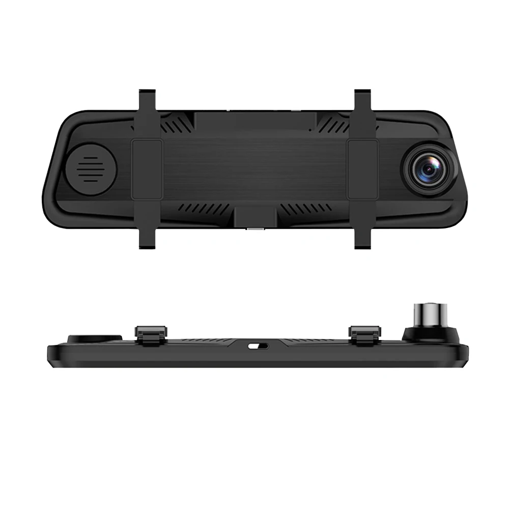 toguard dash cam dual camera 9.66inch mirror rear view camera