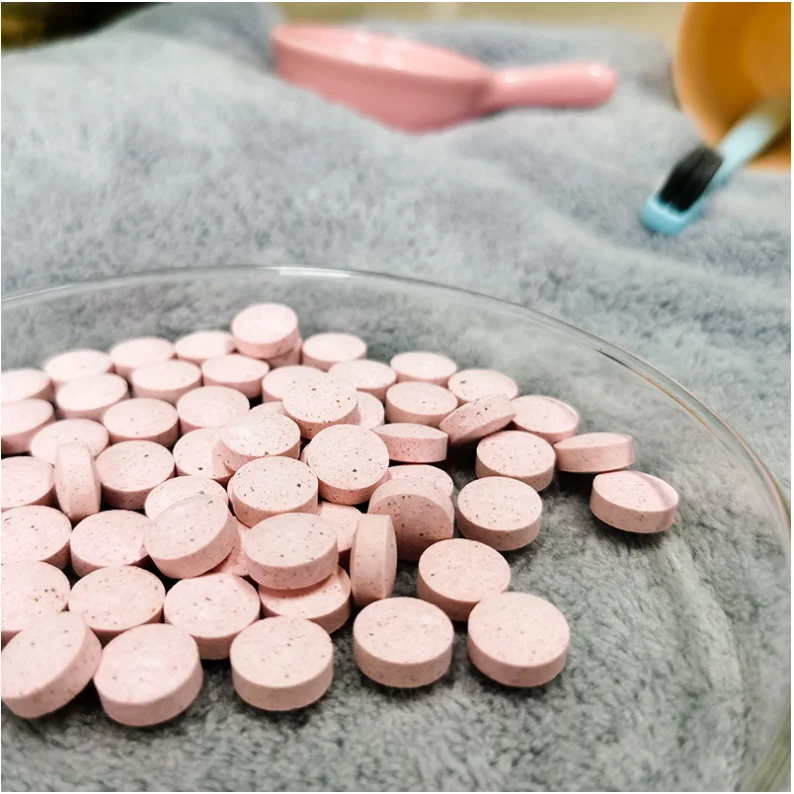 Eco-friendly natural tooth tabs dental care mouthwash Solid whitening toothpaste tablet many flavors Zero Waste pill tablets