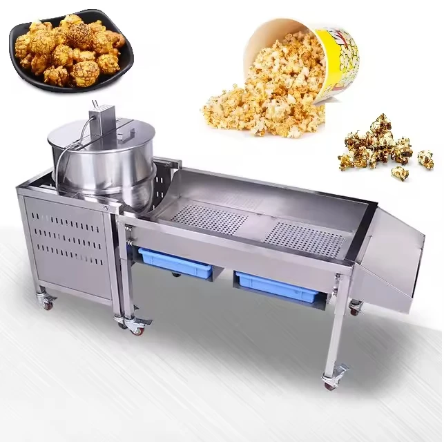 fully automatic big commercial gas electric caramel popcorn machine Commercial Popcorn Machine