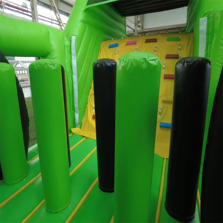 Inflatable Tractor Obstacle Course for Kids Crawling and Crossing Games inflatable slide car