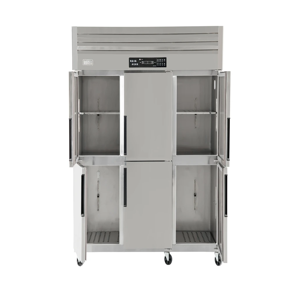 Customized New Brand Durable Materials Refrigeration Unit Catering Equipment Six Doors Mobile Refrigerated Freezer