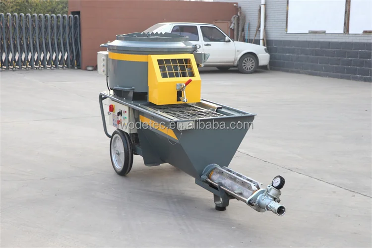 Wet electrical refractory mortar transfer pump cement plaster pump mortar spray machine price