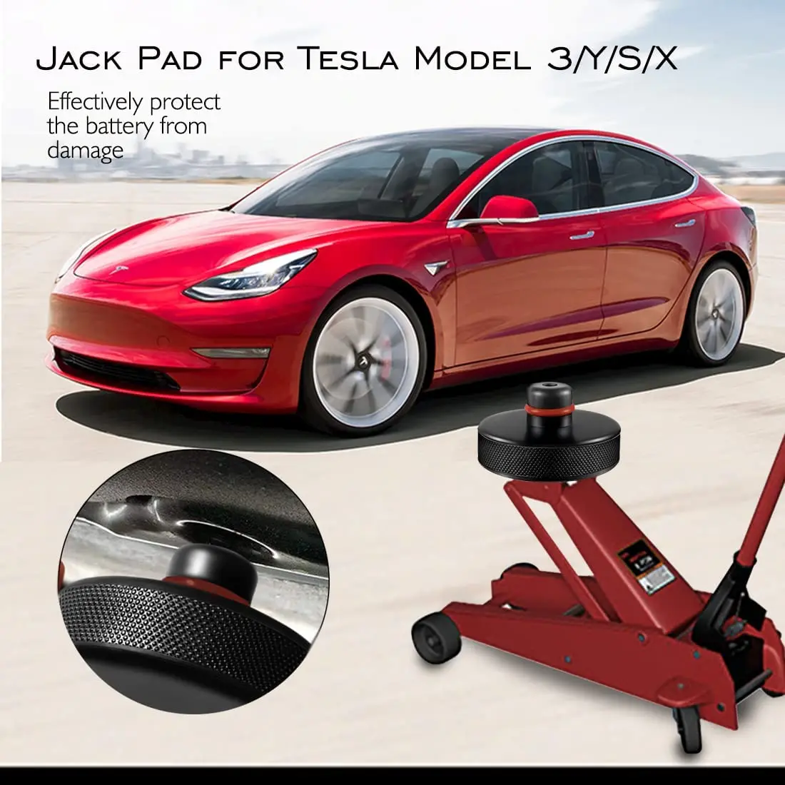 Заводская резиновая подставка под домкрат для Tesla Model 3/Y/S/X подъемная инструмент шасси автомобильные подъемные