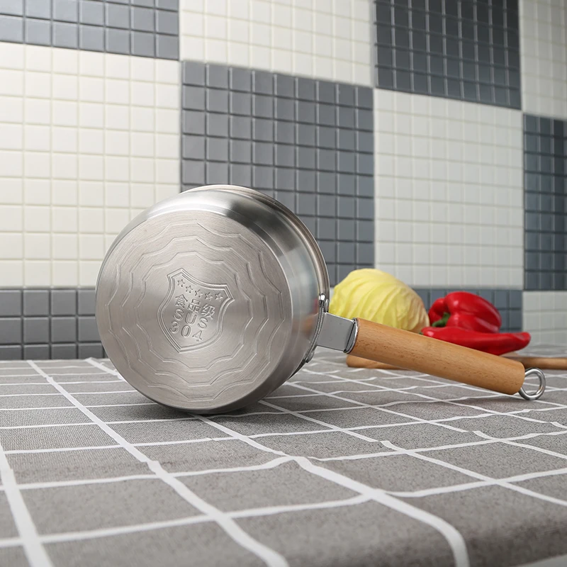 18cm Stand Handle Sauce Pan Cookware Set with Lid and Chain and Sauce Pan Duty Stock Pots & Sauce Pans