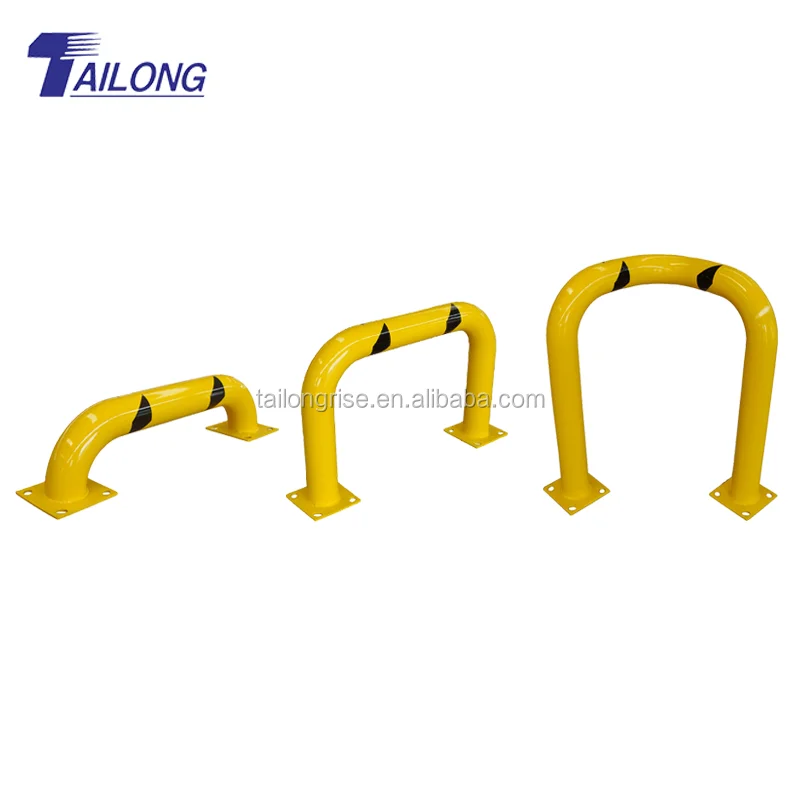 Low Profile U Shape Safety Bollard Barrier, Machinery Guard Metal MG3609