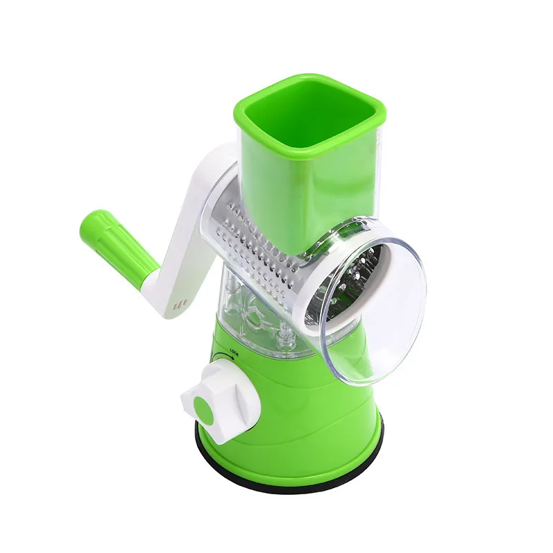 Multi Function Stainless Steel Manual, Vegetable Chopper Multi Function Rotary Cheese Grater