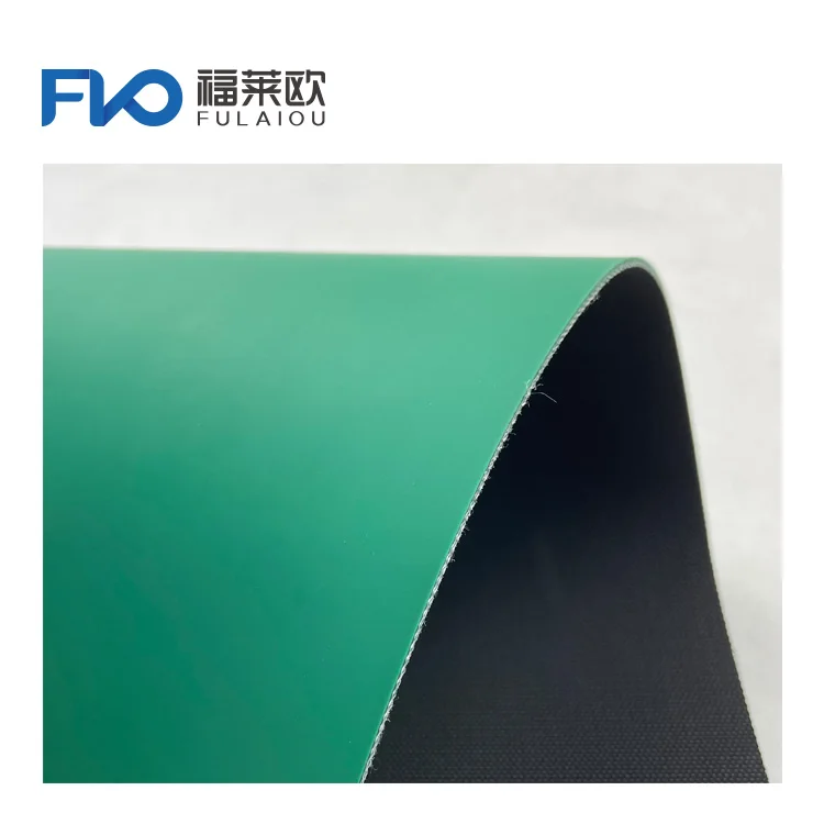 Factory manufacture wear resistant Green antistatic pvc pu conveyor belt