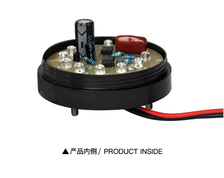 Security Flashing Alarm Light Strobe Warning Waterproof 12V Indicator LED Lamp