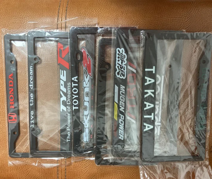 plastic car license plate frame jdm car licese frame holder europe license plate frames