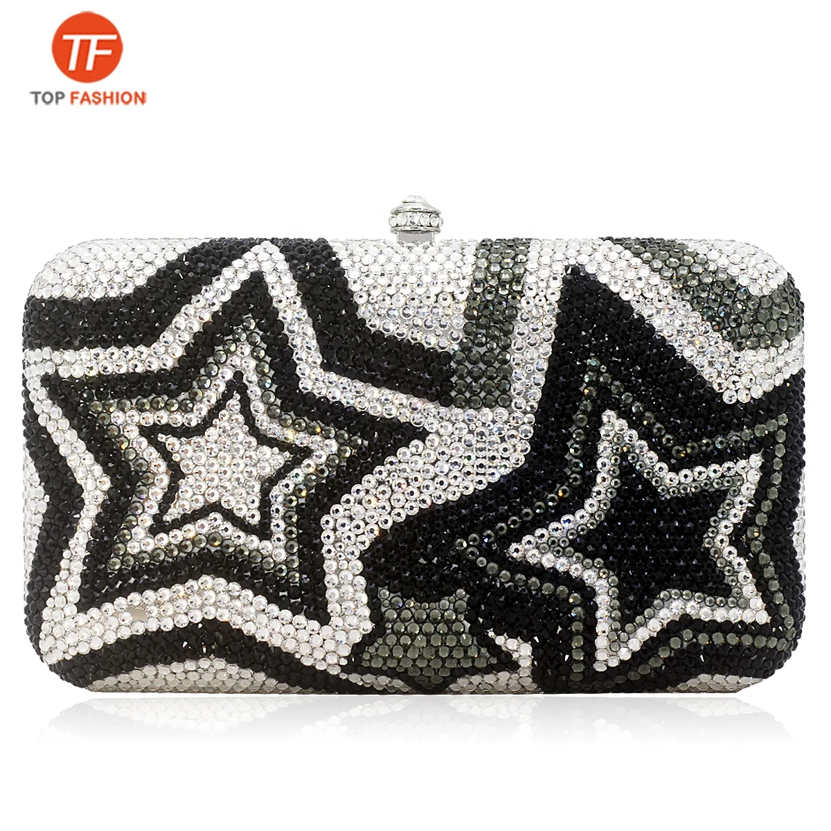 Factory wholesales Luxury Rhinestone Clutch Bag Crystal Bling Star Evening Bag Wedding Party Prom Clutch Evening bag