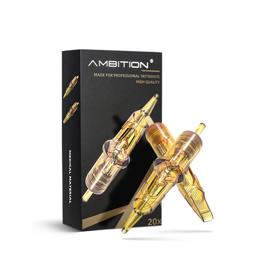 Амбициозная оптовая продажа 20 шт. 0 3 мм RL RS иглы для татуировок профессиональные Круглые Вкладыши Изогнутые Magnum тату-картриджи тату-машины
