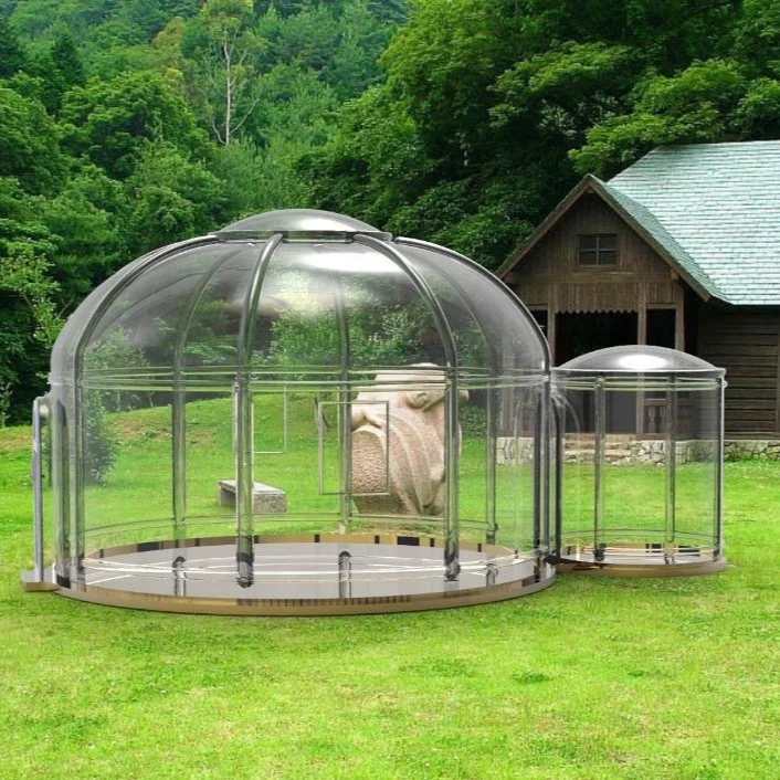Hotsale Clear PC Polycarbonate Prefab Geo Dome House Guesthouse Star Home D2000mm