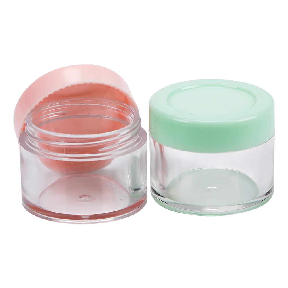 Hengsheng factory custom small plastic cream packaging cheap  clear jar 15g