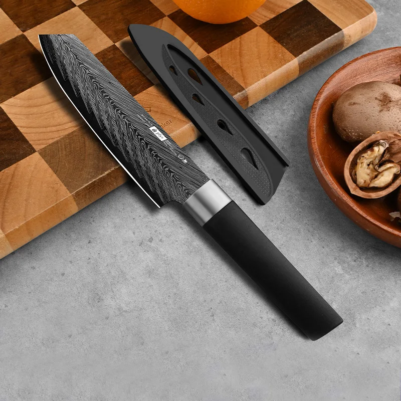 Kitchen Chef Knife Set Paring Knife Cooking Knife with 3CR13 Stainless Steel Blade and Plastic Handle