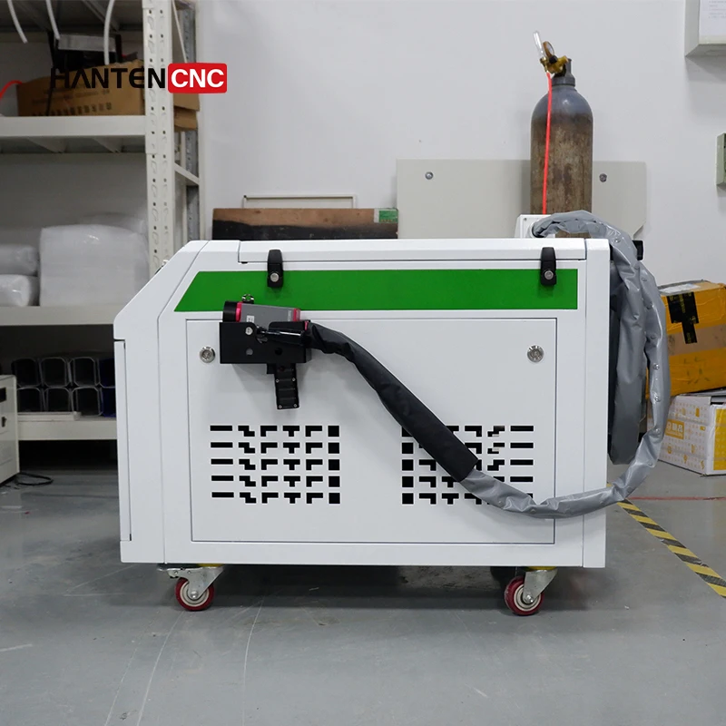 Mobile Laser Cleaning Machine Equipped With Touch Screen Laser Cleaner 300W Pulse Laser Rust Removal