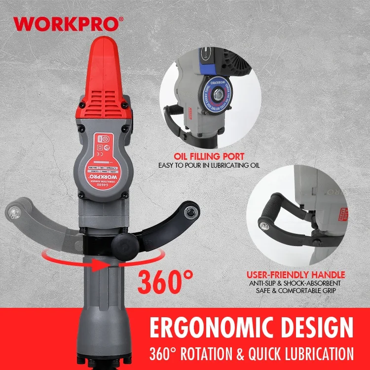 Промышленный молоток для сноса WORKPRO 1500 Вт 60J