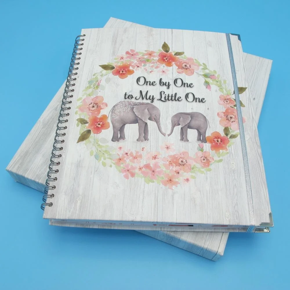 
Gift book customized special design spiral notebook printing 