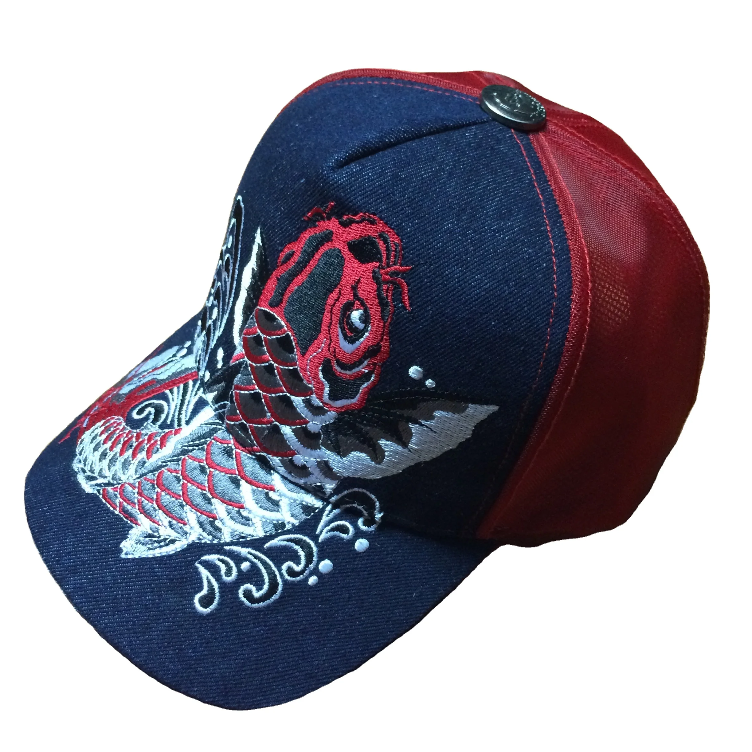 Custom snapback cap with NICE quality Big Bird embroidered logo on front and bill
