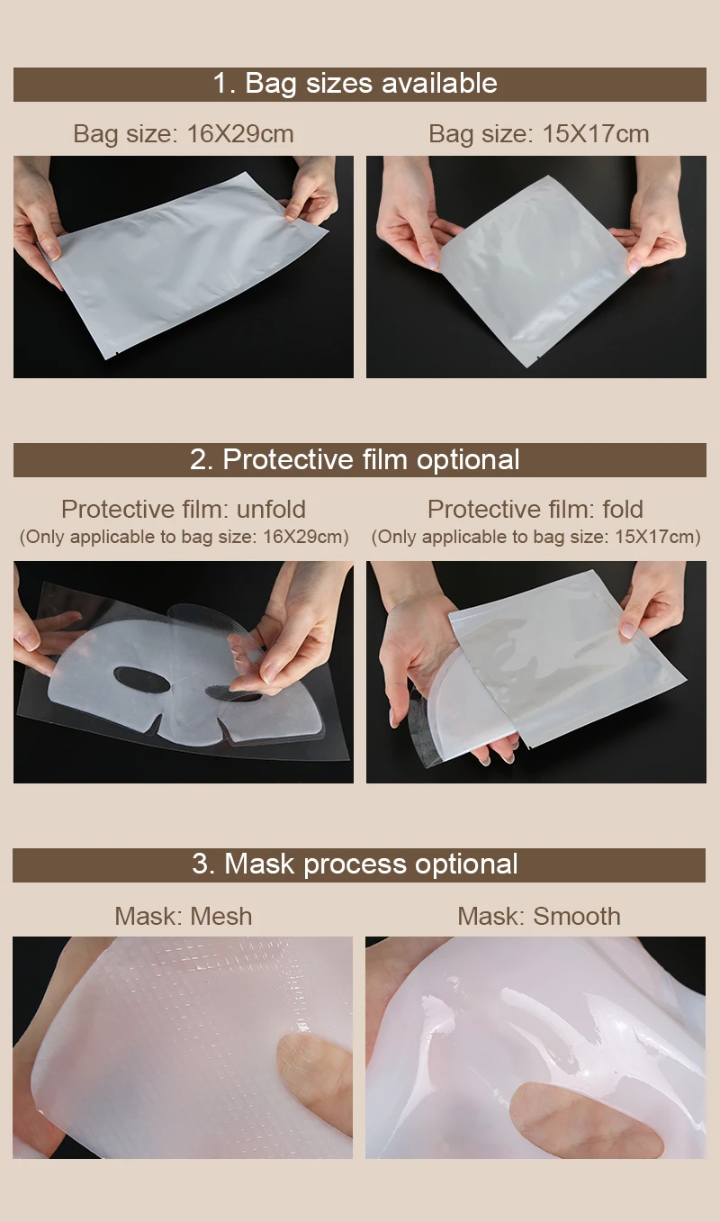 40 Minutes Absorbed Hydrolyzed Real Collagen Tension-Up Anti-Wrinkle Skin Care Facial Mask