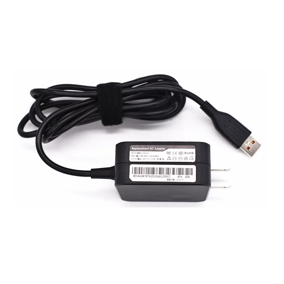  4017 pin 20V 2.25A 45 Вт универсальный источник питания для ноутбука Lenovo адаптер зарядное