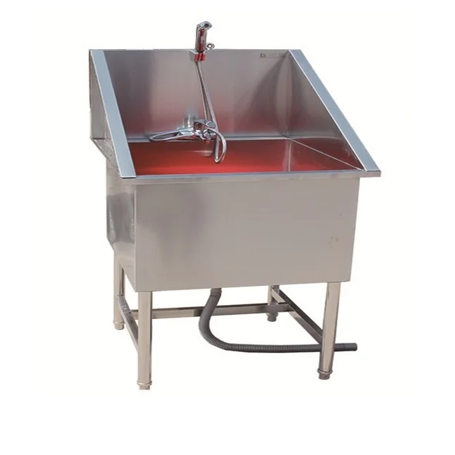 Veterinary equipment pet stainless steel pet spa bathtubs dog grooming tub