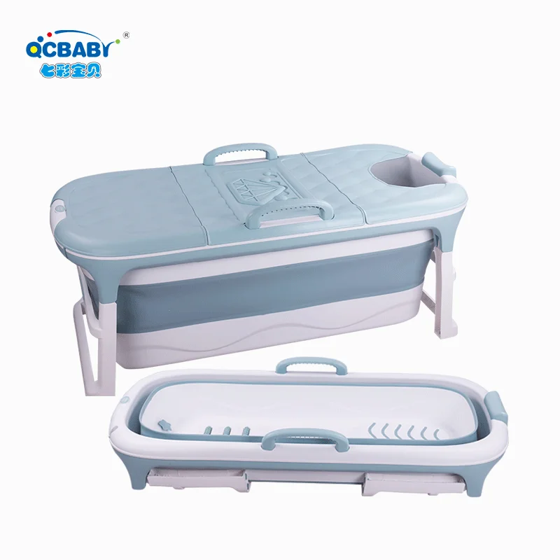 Eco Fiendliy Plastic Baby Bath Barrel Baby Bathtub With Thermometer Baby Foldable Bathtub