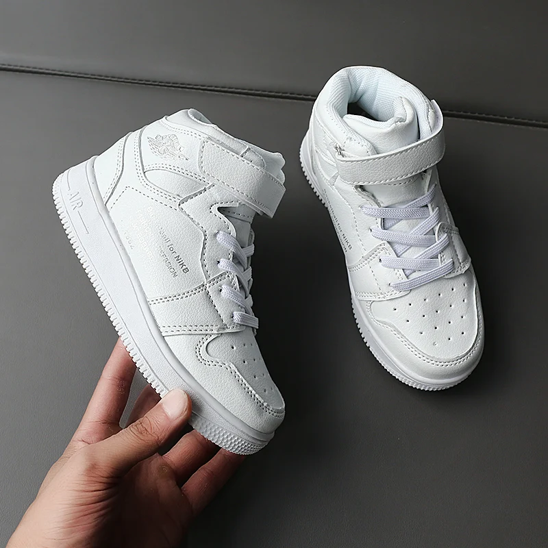 Высокие кроссовки для детей среднего и старшего возраста (28-40), детская спортивная обувь, новинка 2021