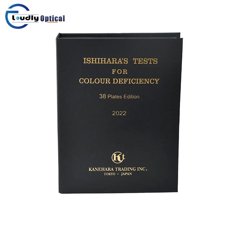 New 2023 Ishihara Book 38 Plates Optometry Colour Blindness Colour Deficiency Test Book ISHI-38-2